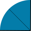 viertel Kreissegment